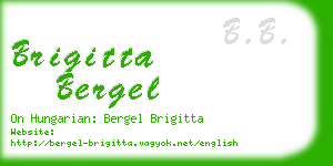 brigitta bergel business card